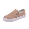 Sapatos de Couro Genuíno Preguiçosos Pequenos de Couro para Mulheres 2025 Para o Ano Todo Nova Moda Antiderrapante Leve Mocassins Retrô Sapatos de Um Pé