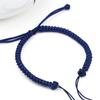 Pulseira Simples de Corda Vermelha Semi-acabada com Nó de Cobra Tecida à Mão, Usável, Pingente de Conta de Transferência, Fivela da Paz, Corda Tecida à Mão