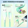 Cable de Datos de Carga Súper Rápida con Gradiente de Cristal Pd27W Adecuado para Huawei Tipo-C Apple 15/16 Cable de Carga para Teléfono Móvil