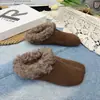Lenço de Cabeça Tendência de Temperamento Meias Chinelos Sapatos Preguiçosos Femininos para Exterior 2026 Outono Novo Retro Bico Quadrado Mules Birkenstock