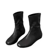 Promoção Quente Botas Curtas Redondas Estilo Retrô Francês para Mulheres Outono/Inverno 2026 Sola Rasa Botas de Tornozelo Emagrecedoras Botas de Cavaleiro