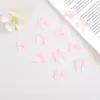 Em Estoque Natal 1cm Poliéster Envolto Laço Mini Laço Árvore de Natal Caixa de Presente Decoração de Roupas Personalização