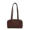 Nova Bolsa de Bolinhas Outono Inverno Bolsa para Viagem Curta Grande Capacidade Bolsa de Mão Bolsa de Ombro para Viagem de Negócios Bolsa de Axila