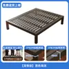 Cama de Ferro Forjado Tatami Cama de Casal Moderna Simples Casa Estrutura de Ferro Cama Elevada Simples Espessa Cama de Ferro Sem Cabeceira Cama