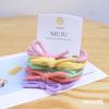 Cuerda para el pelo básica anudada informal, Gran valor, 5 exquisitos soportes para cuerdas de pelo montados en tarjeta, Goma elástica de lazo de alta elasticidad