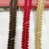 En stock ventas directas mohair cuero ciempiés encaje cuero negro encaje cruzado estilo retro clásico atuendo de escenario accesorios
