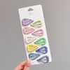 Pinzas para el pelo BB de colores dopamina para niños, pinzas para el pelo versátiles dulces y lindas para niñas y bebés, pequeños accesorios para el pelo