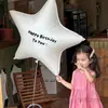 Globo de Película de Aluminio de Cinco Estrellas Oversized para Instagram, Decoración de Escenario de Cumpleaños Infantil, Accesorios para Fotos, Diseño de Fondo