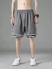 Pantalones Cortos de Baloncesto para Hombre Deportivos Sueltos Verano Tendencia Marca Niños Secado Rápido Estudiante Hombres Hielo Correr Deportes Pantalones de Cinco Puntos