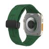 Para Apple Watch 123456789 Generación Ultra Caballo de Amor Hebilla Magnética Plegable Correa de Reloj de Silicona
