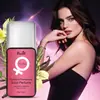 Ruoall Exportación Transfronteriza Empaque en Inglés 30g Empuje-Tire Caja Negra Portátil Bálsamo Sólido de Feromonas para Mujeres
