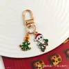 Llavero de Navidad Halloween Árbol de Navidad Lindo Portador de Dulces Colgante para AirPods Pendiente para Memoria USB Colgante Anti-Pérdida para Bolsa