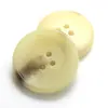 Botón Redondo de Resina con Patrón de Flor de Palo, Botón de Cuatro Ojos, Botón para Ropa de Abrigo, Cortavientos, Traje de Hombre y Mujer