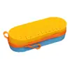 Caja de Almacenamiento para Gafas de Natación, Bolsa de Viaje Anticaídas, Bolsa de Silicona para Gafas de Natación, Gran Capacidad, Ropa de Flotación Transpirable por Ambos Lados para Niños