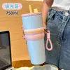 Termo de Acero Inoxidable, Taza de Diosa, Taza Portátil de Popote de Apariencia Elegante, Regalo para Viaje en Coche, Venta al por Mayor de Tazas Personalizadas