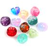 50 piezas por paquete de cuentas de vidrio de orificio pasante Capullo de lirio del valle cristal de vidrio con cuentas accesorios para joyería diy cuentas sueltas al por mayor