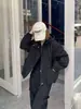 Chamarra cortavientos con capucha estilo coreano para mujer, nueva chaqueta casual holgada otoño 2026, top moderno que rejuvenece para petite