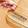 Mantel transparente de PVC, material suave tipo vidrio, resistente al aceite, resistente al calor e aislante térmico, mantel sin lavado, adecuado para mesas de café y mesas de comedor, protector de mesa antibacteriano