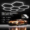 Lâmpada Colmeia Hexagonal, Lâmpada de Suporte LED, Lâmpada de Beleza Automotiva