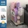 Estante para Guardar Esterillas de Yoga, Cesta Plegable para Ropa Sucia, Organizador Móvil para Rodillos de Espuma, Cesta para Equipo de Fitness, Almacenamiento y Transportable