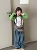 Camiseta de Manga Raglán Estilo Coreano para Niñas Yuyu Princess Otoño Nueva Estampado de Dibujos Animados Holgada de Manga Larga Camiseta Básica