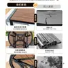 Mesas y Sillas para Patios Exteriores, Juego de Mesa y Sillas de Comedor de Madera Plástica Anticorrosiva para Exteriores, Combinación de Mesa y Sillas de Té de Ocio para Jardín Balcón al Aire Libre