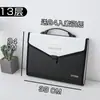 Bolsa organizadora de 13 compartimentos bolsa de almacenamiento para exámenes de estudiante bolsa de archivos multicapa de gran capacidad bolsa de archivos de datos de oficina bolsa para exámenes
