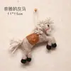 Estilo Ins Fofo Pingente de Bolsa de Feltro de Lã Pingente de Boneca Pônei Acessórios de Chaveiro Pendurado na Bolsa Acessórios