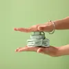 Nueva Taza de Agua Plegable de Silicona Portátil para Deportes al Aire Libre Taza de Viaje Retráctil Taza Creativa para la Mano Venta al por Mayor