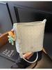 Bolso de Hombro para Mujer Transfronterizo de Moda 2025 Nuevo Bolso Versátil Casual de Axila con Patrón Bandolera Bolso Balde