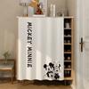 Ratón Pequeño de Dibujos Animados Cubierta para Lavabo Gabinete de Baño Cortina Cubierta para Gabinete de Almacenamiento Cortina para Desorden Estante de Cocina Cortina a Prueba de Polvo