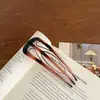Novo Grampo de Cabelo em Forma de U para Mulheres, Material PC, Sensação de Alto Padrão, Palito para Coque, Simples e Versátil, Pente de Inserção de Três Pontas, Acessório de Cabelo