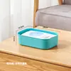 Cesta de Almacenamiento para Artículos Varios Caja de Almacenamiento para Snacks y Cosméticos Organizador de Caja de Almacenamiento de Escritorio para el Hogar Cajón Baño Cocina