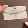 Pulsera Mariposa Exquisita Microincrustada de Lujo Ligero Estilo Francés, Moderna y Versátil, Joyería Creativa de Pulsera de Extracción