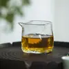 Copo Quadrado Resistente ao Calor com Bico de Águia para Cerimônia do Chá, Copo Quadrado de Alta Temperatura com Padrão Martelado de Alta Qualidade, Conjunto de Chá Kung Fu, Recipiente para Compartilhar Chá