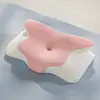 2026 Nueva Almohada de Cuerno de Vaca Cruzada Almohada de Avión Forma de Mariposa Almohada Protectora para el Cuello Núcleo de Almohada Espuma Viscoelástica de Rebote Lento Núcleo de Almohada