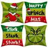 Fronha Estampada de Natal Amazon Decoração de Feriado Almofada Capa para Almofada de Encosto de Sofá Almofada Lombar de Quarto Personalizada