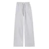 En Stock Pantalones Deportivos Ld de Pierna Recta Pierna Ancha con Efecto Plisado Bolsillos Pantalones Largos Deportivos Corte Ajustado Adelgazantes Pantalones de Gimnasio para Mujer