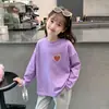 Camiseta Informal de Moda Estilo Primavera y Otoño para Bebés Niñas, Top Camisa Trendy 100% Algodón Puro de Manga Larga para Niños Pequeños y Niños Pequeños, Camiseta Base