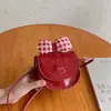 Bolsa de Ombro Única Infantil Desenho Animado Bolsa Transversal para Meninas Estilo Coreano Menina Laço Bolsa Pequena Versátil Estilo Fashion