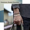 Pulsera de aleación de motocicleta retro para hombre, estilo punk, con apertura de calavera gótica oscura, de plata tailandesa, al por mayor