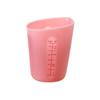 Copo medidor de silicone 3 peças adequado para tamanho grande e pequeno com escala 4oz/8oz copo de leite de silicone semipermeável visual copo medidor de cozimento