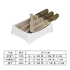 Conjunto de Duas Formas para Pasta de Camarão Tubo de Bambu Imitação Melamina Prato Criativo de Três Cores para Pasta de Camarão Prato de Pasta de Peixe Prato de Bolinho de Peixe