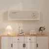 Funda de aire acondicionado estilo crema de dibujos animados, cubierta antipolvo de pared, cortina de cobertura completa bloqueadora de viento, cortina decorativa de tela para el hogar
