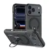 Adecuado para iPhone 17 Pro Max Funda de Teléfono Magnética de Colores con Soporte Disipador de Calor Apple 16 Pro Cubierta Protectora Anti-Caídas
