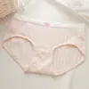 7A Antibacteriano Novo Pele Amigável Doce Roupa Íntima Feminina Cor Macaron Calcinha de Estudante Feminina Algodão Puro Fundo
