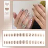 Uñas Postizas Personalizadas Pure Desire, Manicura Portátil de Alta Gama, Uñas Postizas Blanqueadoras, Uñas Portátiles, Uñas de Manicura Terminadas