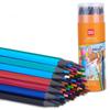 Deli 7073 Lápices de Colores Borrables para Pintar Estudiantes Lápices de Colores para Niños Plumas de Colores Pintadas a Mano con Pincel de Cabeza de Goma