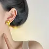 Brincos de Pérola com Florais Retrô Franceses para Mulheres, Modernos, Simples, Versáteis, Luxo Leve, Nicho, Alta Qualidade, Novos Brincos