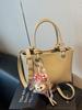 Bolso Pequeño Elegante de Gama Alta para Mujer 2026 Nuevo Primavera y Verano Versátil Bolso Cruzado Bolso de Mano de Moda Bolso Cubo